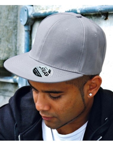 R-RC083X-Bronx Original Flat Peak Snapback Cap